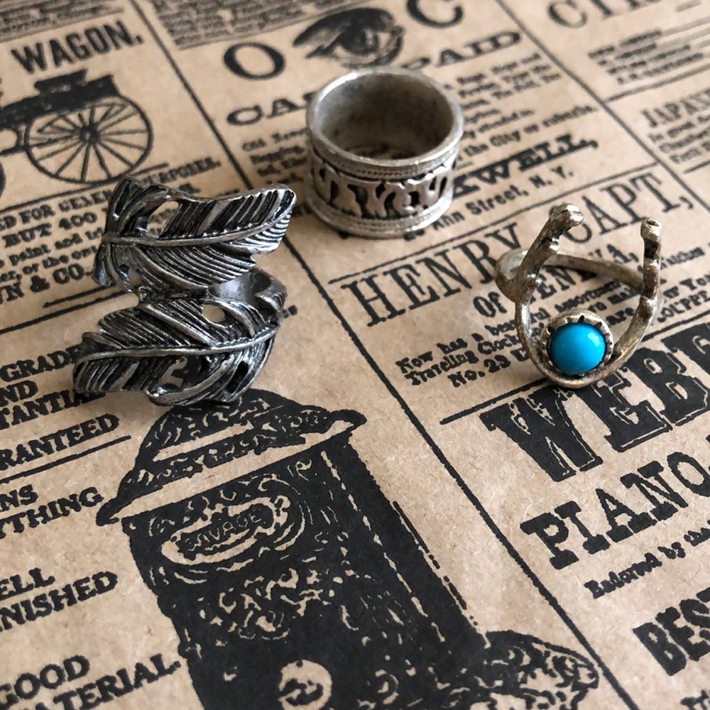 Boho Mixed Ring Bundle!!!
